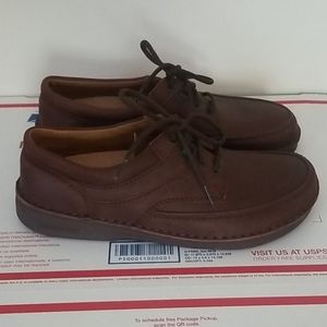 Birkenstock Brown Leather Lace Up